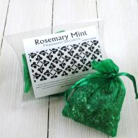 Rosemary Mint sachets, 2pc package, fresh herbal scent