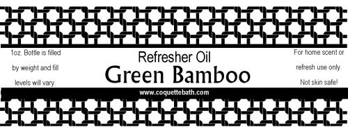 Green Bamboo Refresher Oil, 1oz bottle