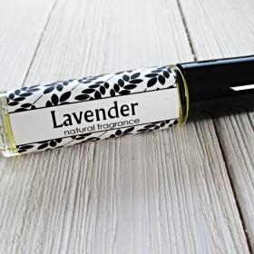 Lavender Perfume, 1/3oz roller bottle, classic relaxation