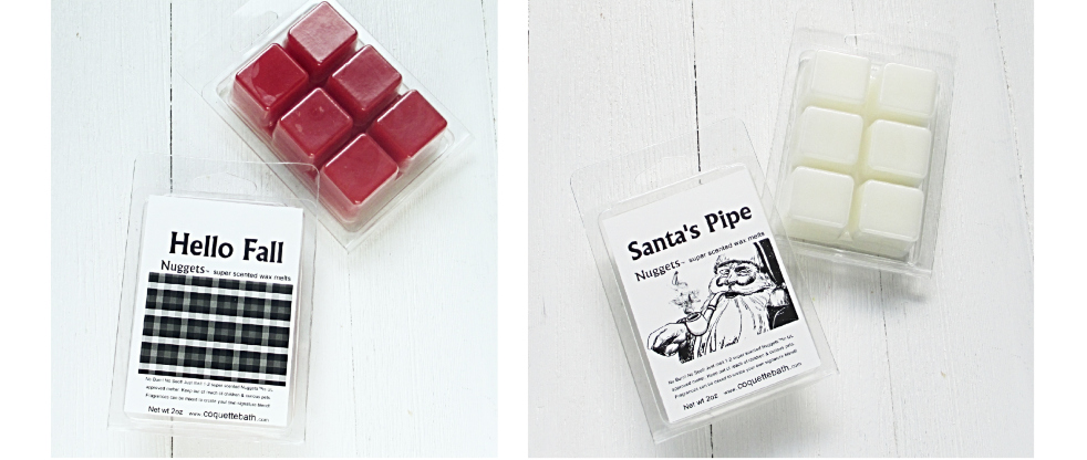 Hello Fall and Santa's pipe, new wax melts fall 2023