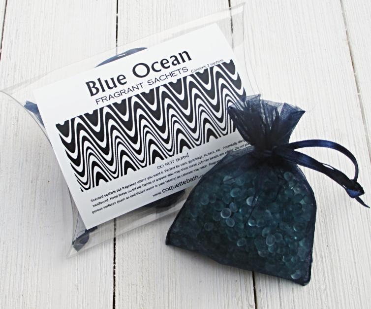 Blue Ocean Sachets, 2pc package, fresh air & water fragrance, clean ...