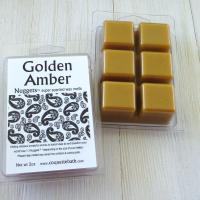 Golden Amber Wax Melts, Nuggets™, rich fragrance