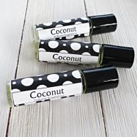 Coconut Body Perfume, 1/3oz roller bottle, sweet fruit scent