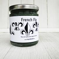 French Fig Jar Candle, 9oz size, 40-50 hr burn, classic fruity fragrance