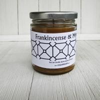 Frankincense & Myrrh jar candle, Classic church incense fragrance