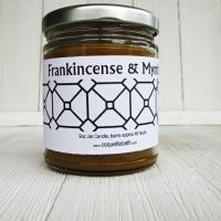 Frankincense & Myrrh jar candle, Classic church incense fragrance