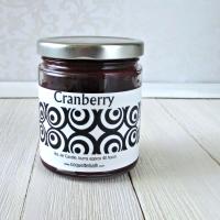 Cranberry Jar Candle, 9oz, realistic tart fruity fragrance for home