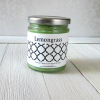 Lemongrass Jar Candle, 9oz, fresh spa herbal scent