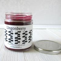 Lingonberry Jar Candle, 9oz, tart fruity fragrance