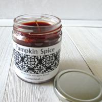 Pumpkin Spice Jar Candle, holiday scent, pumpkin spice blend