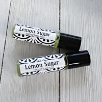 Lemon Sugar Perfume oil, 1/3oz roll on bottle, citrus scent