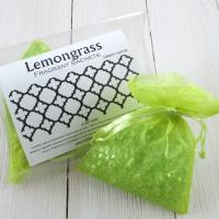 Lemongrass Sachets, 2pc package, light spa herbal scent