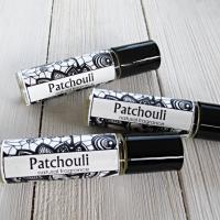 Patchouli Roll On perfume, 1/3oz glass bottle