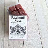 Patchouli Rose Wax Melts, Nuggets™, 2oz size, floral herbal blend