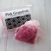 Pink Grapefruit Sachet, 2pc set, vivid citrus fragrance