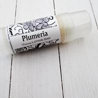 Plumeria Lotion Bar, Solid floral lotion, 2oz twist up tube