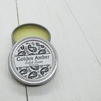 Golden Amber Solid Scent, Concentrated Beeswax based solid perfume