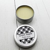 Green Apple Solid Scent, Fresh fruit fragrance, beeswax solid travel perfume