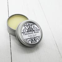 Patchouli Rose Solid Scent, floral blend fragrance