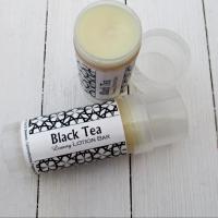 Black Tea Lotion Bar, Shea & Cocoa Butter formula, 2oz twist up tube
