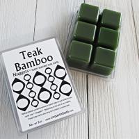 Teak Bamboo Nuggets™ wax melts, fresh herbal fragrance