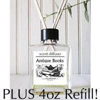 Antique Books Deluxe PLUS Reed Diffuser