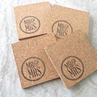 Mr & Mrs Coaster Set (4pc)