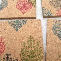 Brocade Coaster Set, (4pc)