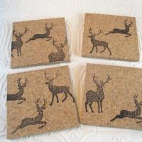 Deer Coaster Set (4pc)