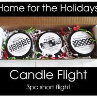 Home for the Holidays Candle Flight, 3pc set