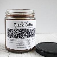 Black Coffee Jar Candle
