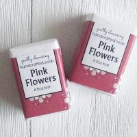 Pink Flowers Soap