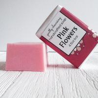 Pink Flowers Soap