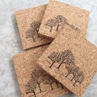 Bare Trees Coaster Set (4pc)