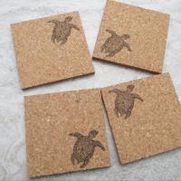 Sea Turtle Coaster Set (4pc)