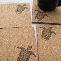 Sea Turtle Coaster Set (4pc)