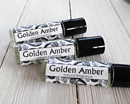 Golden Amber Perfume oil, 1/3oz