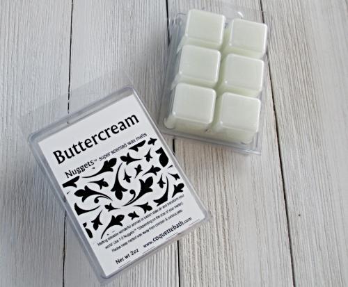 Buttercream Wax Melts, Nuggets™, 2oz size, sweet vanilla scented
