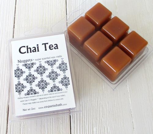 Chai Tea Nuggets™, 2oz wax melts, creamy spicy tea scent