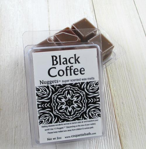 Black Coffee Nuggets™ wax melts, 2oz pkg, strong coffee scent