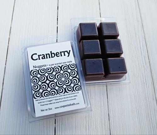 Cranberry Nuggets™ wax melts, 2oz size, tart berry fragrance