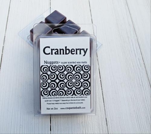 Cranberry Nuggets™ wax melts, 2oz size, tart berry fragrance