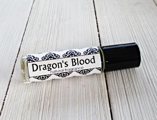 Dragon's Blood roll on perfume, 1/3 oz, cedarwood, patchouli