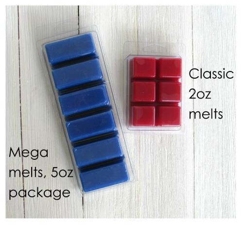 Compare photo, showing the difference between Classic & Mega Nuggets™