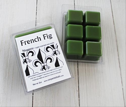 French Fig Wax Melts, Nuggets™, 2oz size, warm fruity fragrance