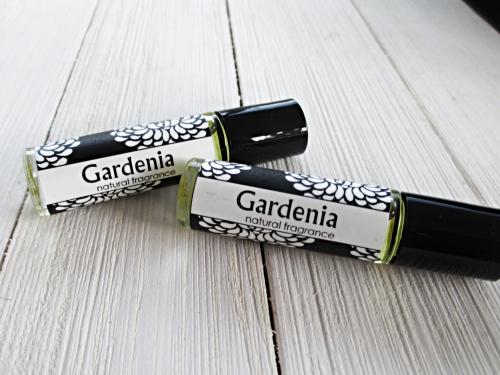 Gardenia Perfume Oil, 1/3oz roll on bottle, realistic scent