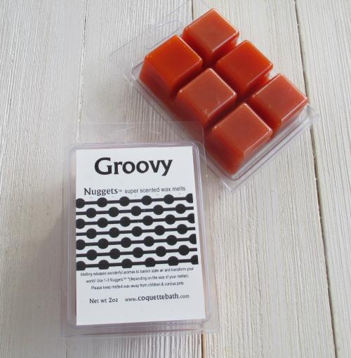 Groovy Wax Melts, Nuggets™, 2oz size, nag champa & patchouli blend