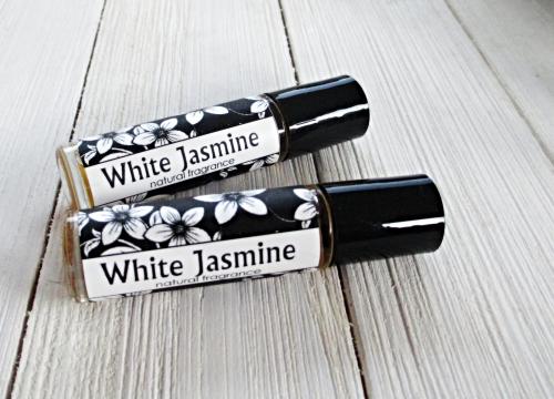 White Jasmine Perfume Oil, 1/3oz roller bottle