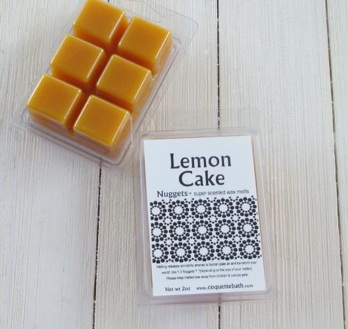 Lemon Cake Wax Melts, Nuggets™, 2oz package, fresh lemon