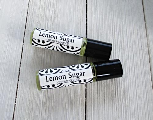 Lemon Sugar Perfume oil, 1/3oz roll on bottle, citrus scent